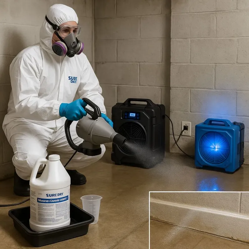 Sanitization and Odor Removal process in New Whiteland, IN