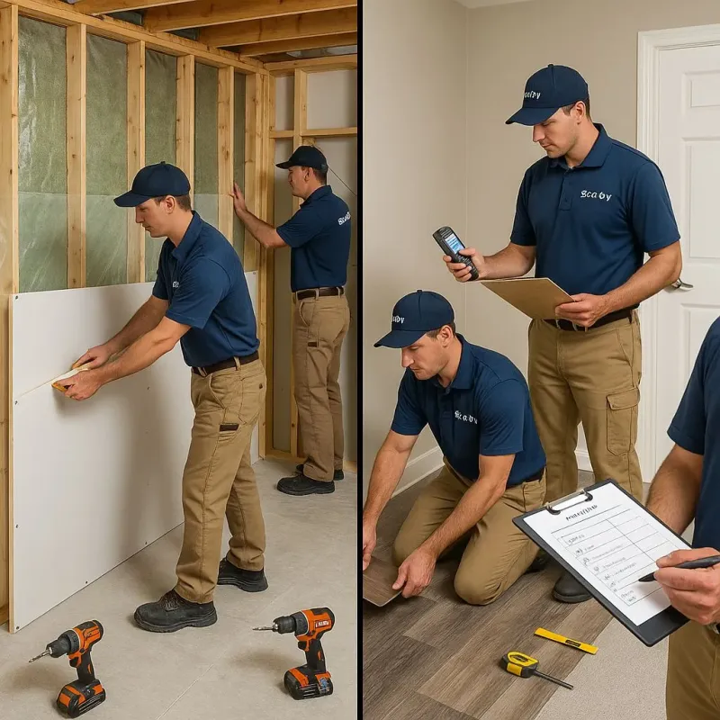 Repairs and Reconstruction process in New Whiteland, IN