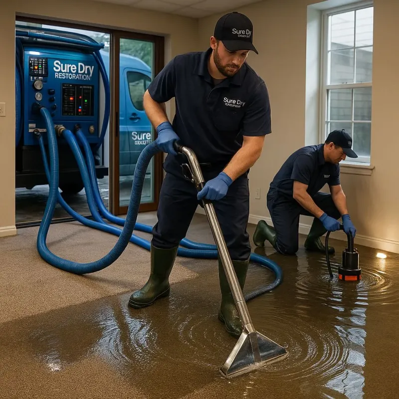 Water Extraction and Removal process in New Whiteland, IN